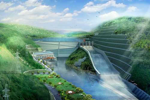 潘集老挝南塔河1号水电站项目